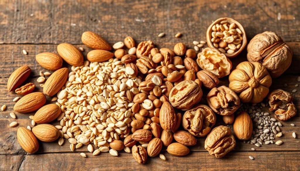 calcium sources among nuts and seeds