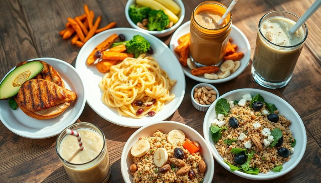 high calorie meals to boost training